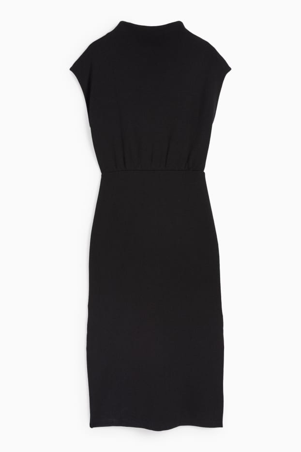 Femmes - Robe de maille - noir