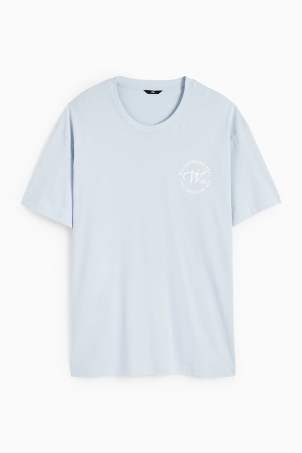 Uomo - T-shirt - azzurro