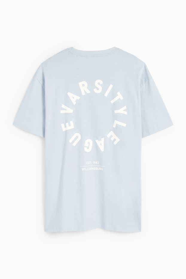 Uomo - T-shirt - azzurro