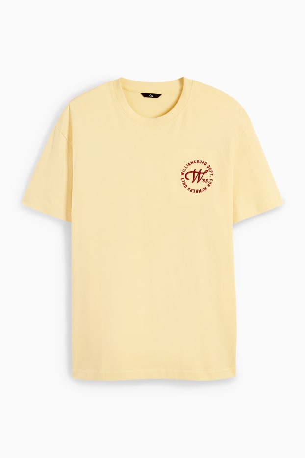 Men - T-shirt - yellow