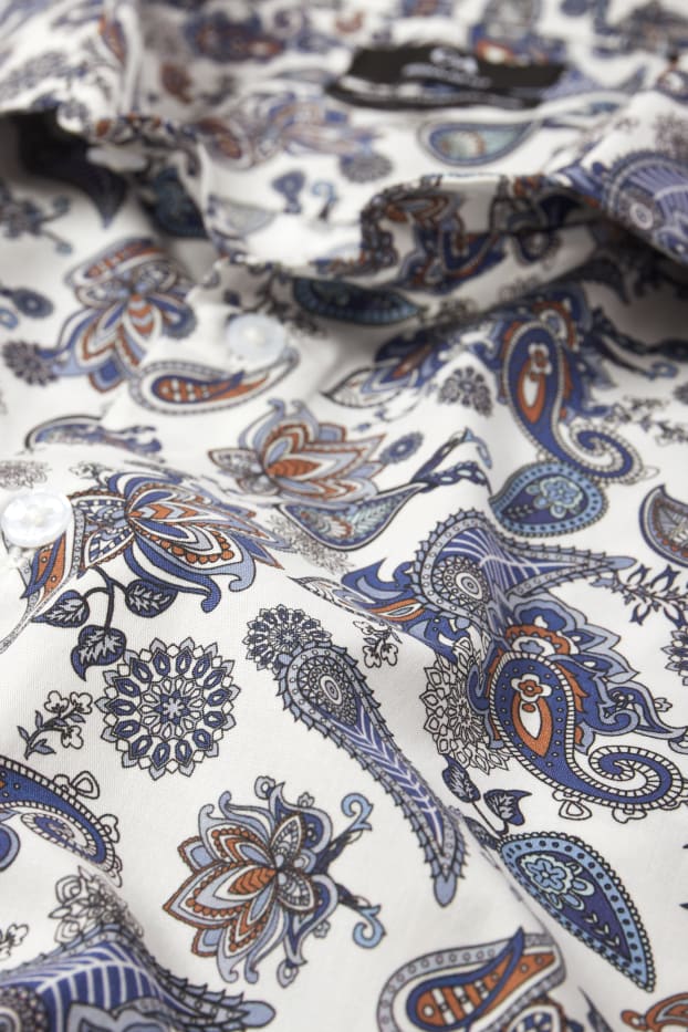 Home - Camisa - regular fit - cutaway - fàcil de planxar - blanc