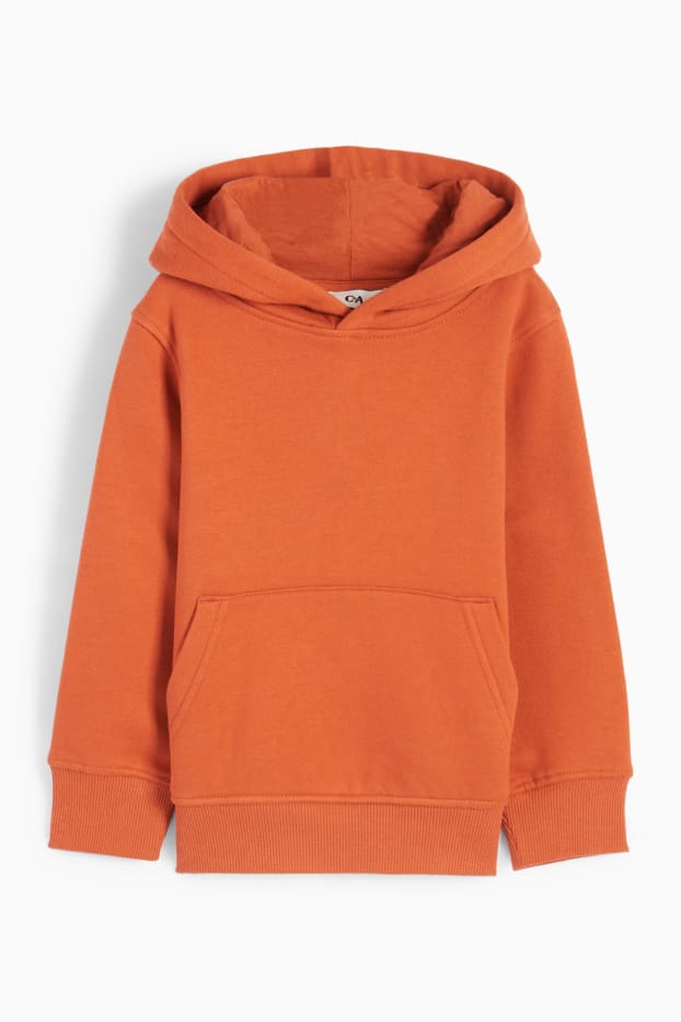 Kinderen: jongens - Hoodie - donker oranje