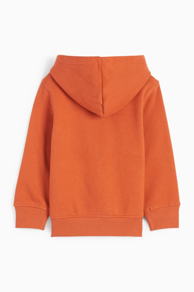 Kinderen: jongens - Hoodie - donker oranje