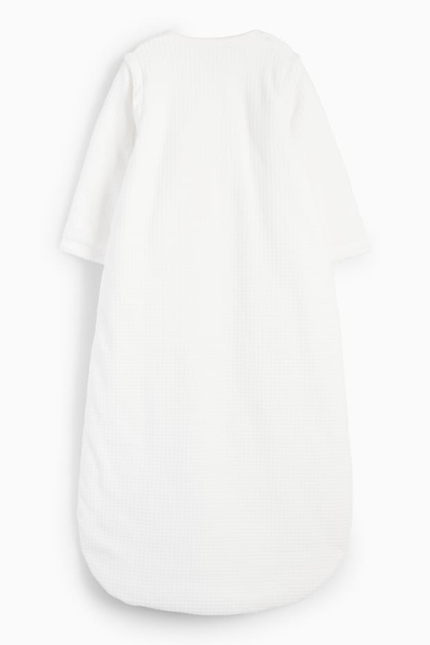 Baby Mädchen - Bärchen - Baby-Schlafsack - 6-18 Monate - weiss