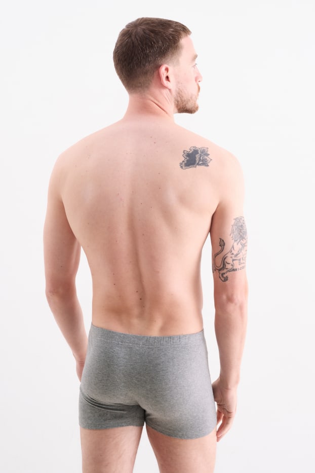 Pánské - Multipack 5 ks - boxerky - šedá/černá