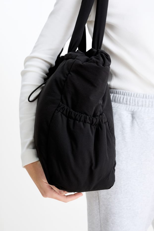 Dámské - Kabelka shopper - černá