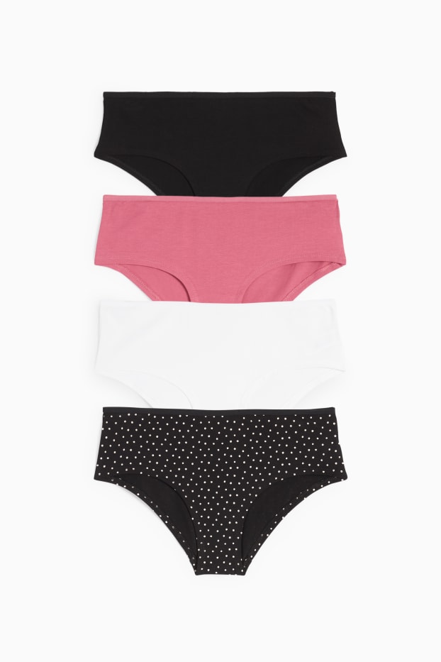 Women - Multipack of 4 - bikinis - black