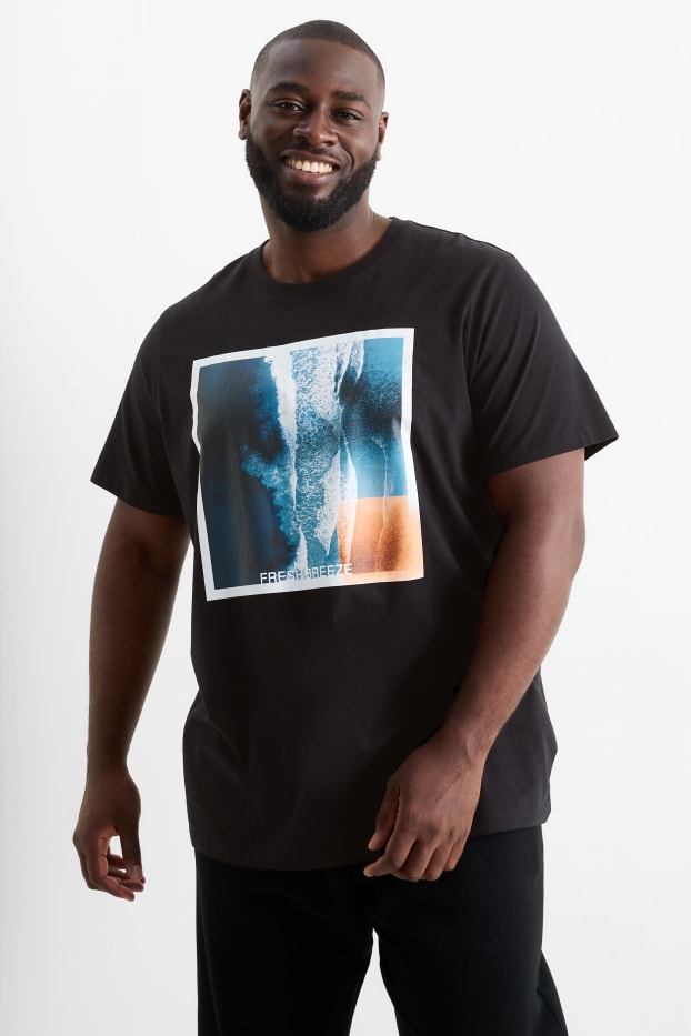 Mężczyźni - T-shirt - czarny