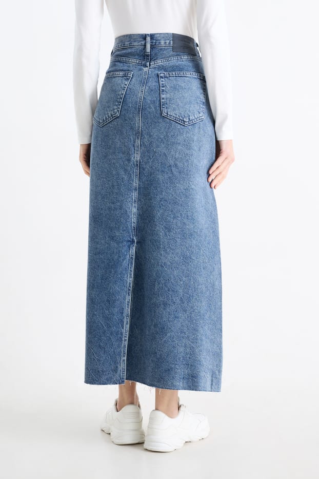 Damen - Jeansrock - jeansblau