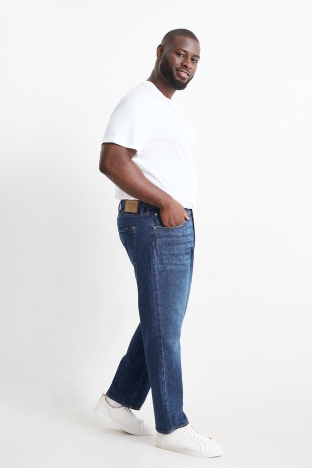 Men - Regular jeans - LYCRA® - denim-dark blue