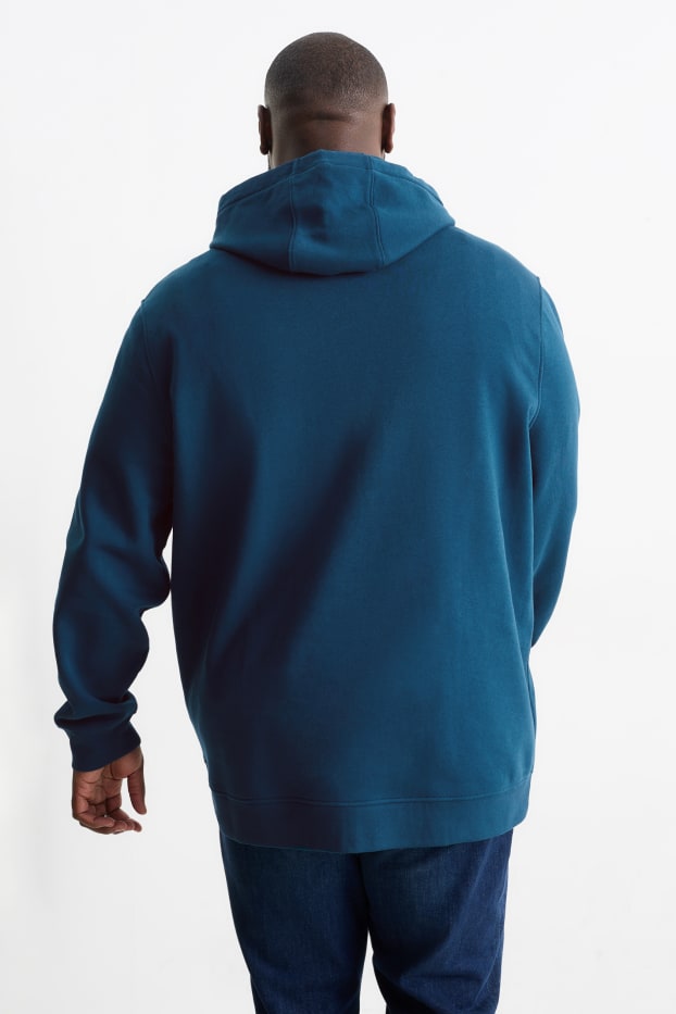 Hommes - Sweat à capuche - turquoise foncé
