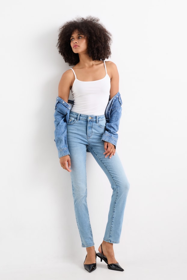Donna - Slim jeans - vita media - shaping jeans - Flex - LYCRA® - jeans blu