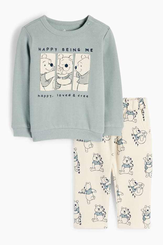 Baby Boys - Winnie the Pooh - baby outfit - 2 piece - turquoise