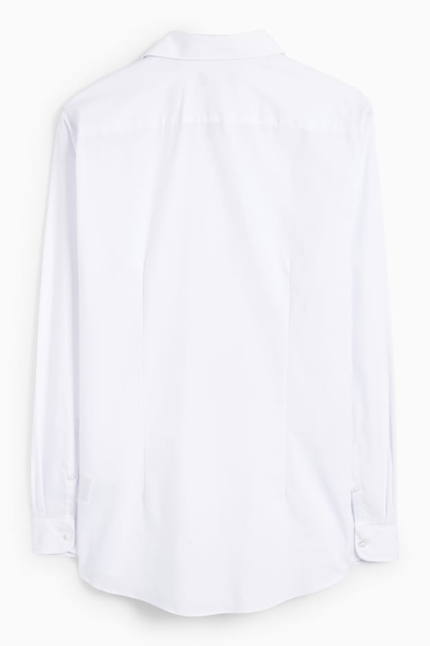 Herren - Businesshemd - Slim Fit - Kent - weiss
