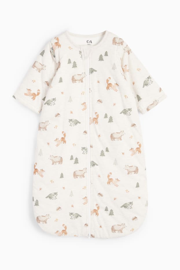 Bébés garçons - Animaux sauvages - gigoteuse - 6-18 mois - beige clair