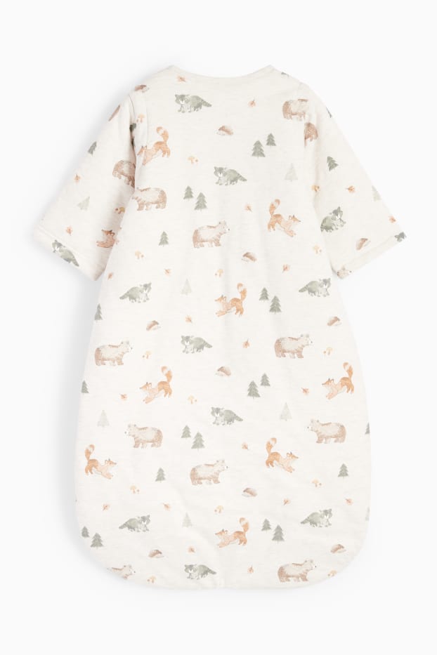 Bébés garçons - Animaux sauvages - gigoteuse - 6-18 mois - beige clair