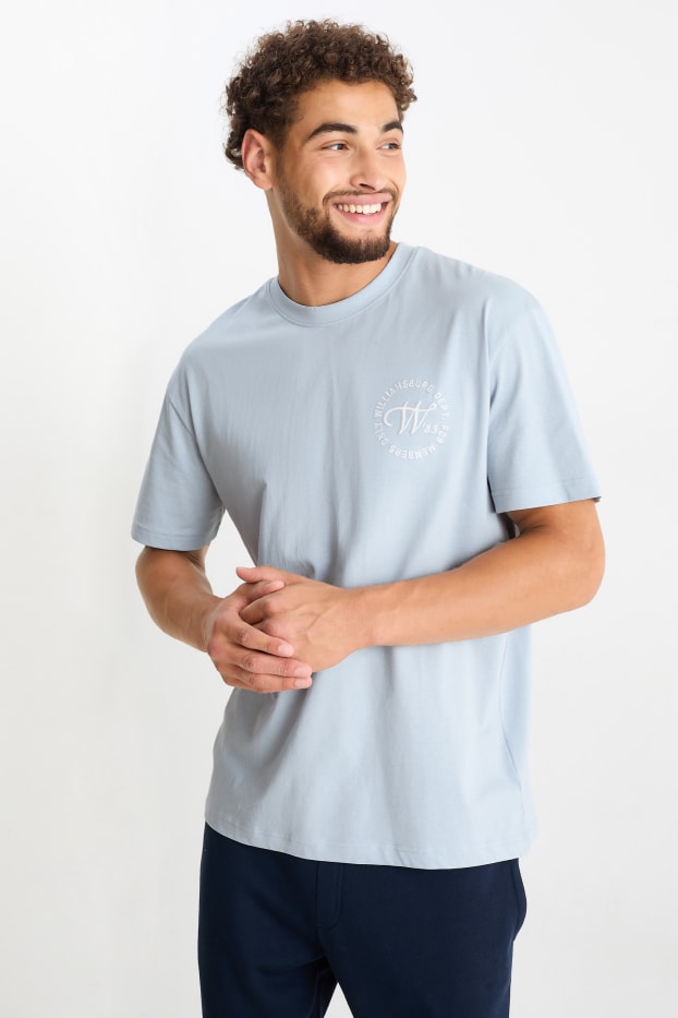 Uomo - T-shirt - azzurro