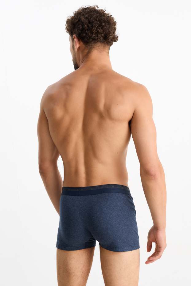Herren - Multipack 3er - Trunks  - dunkelblau