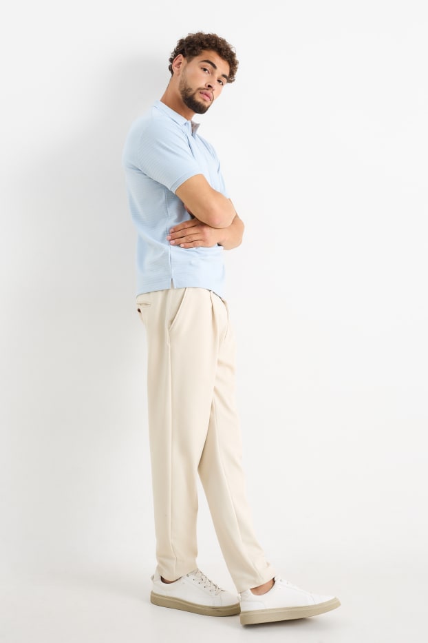 Heren - Chino - tapered fit - beige