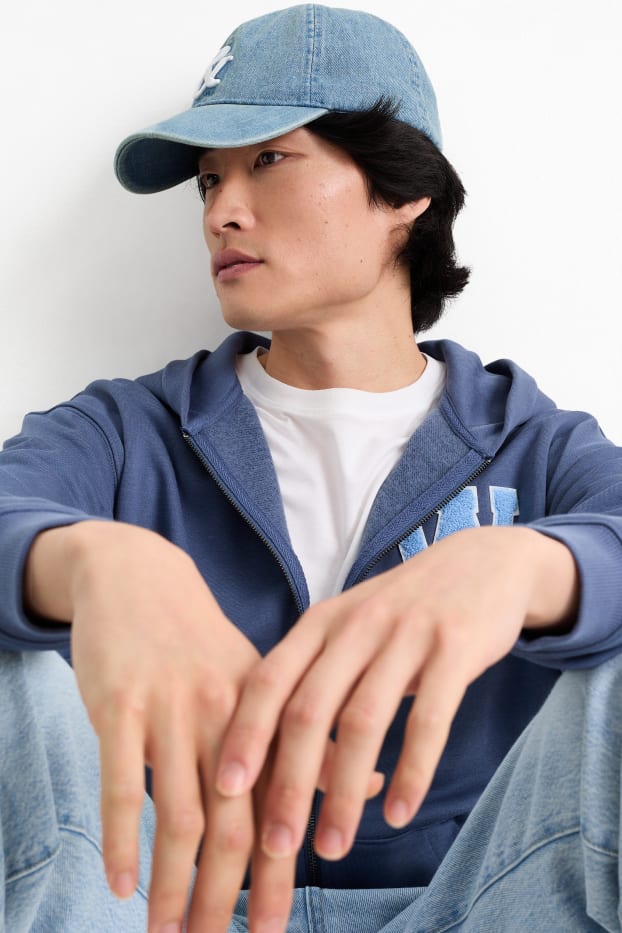 Men - Denim cap - denim-light blue