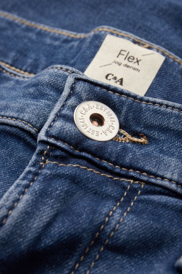 Men - Straight jeans - Flex jog denim - LYCRA® - blue denim