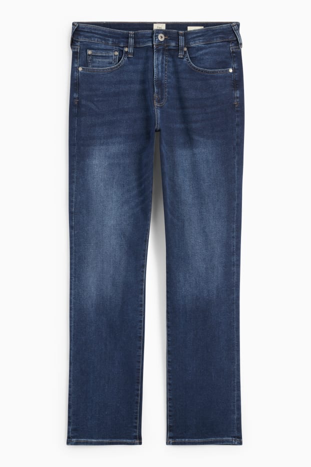 Men - Straight jeans - Flex jog denim - LYCRA® - denim-dark blue