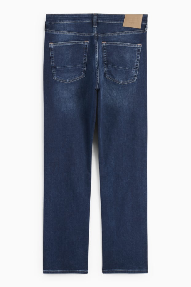 Men - Straight jeans - Flex jog denim - LYCRA® - denim-dark blue