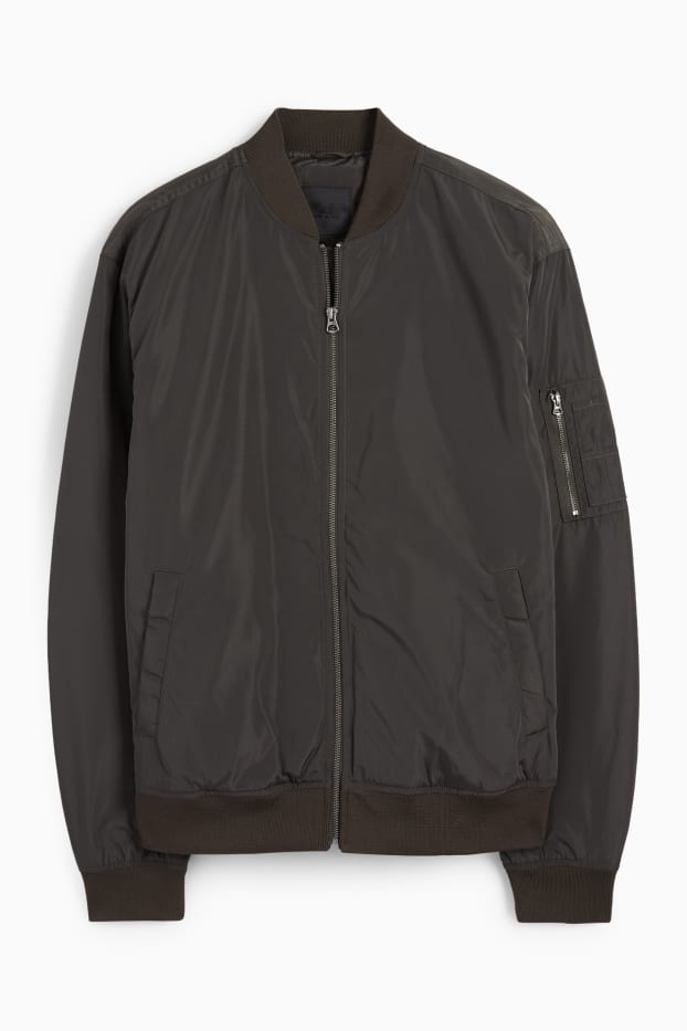 Home - Jaqueta bomber - negre