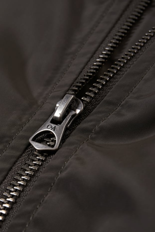 Home - Jaqueta bomber - negre
