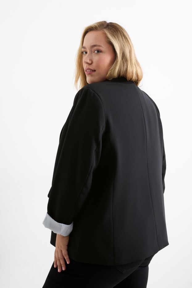 Femmes - Blazer - relaxed fit - noir