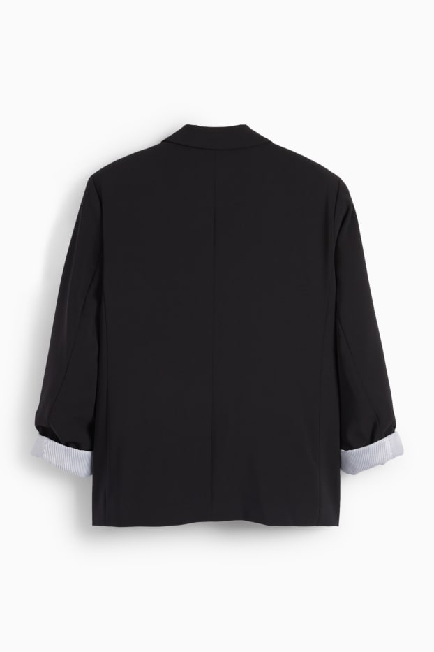 Femmes - Blazer - relaxed fit - noir
