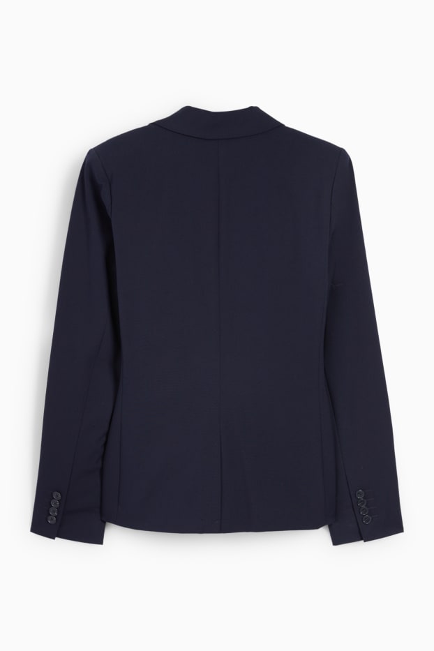 Women - Business blazer - regular fit - dark blue