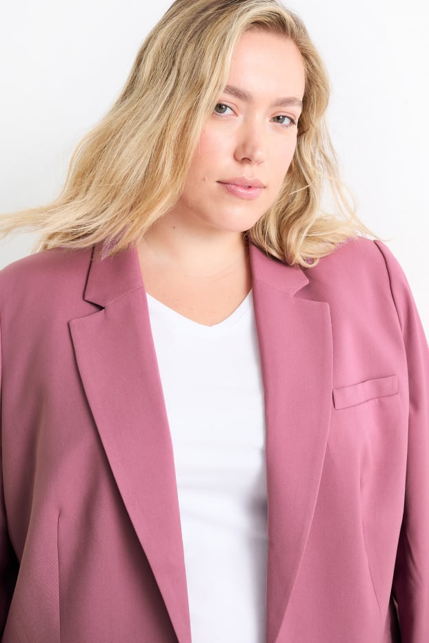 Dona - Blazer oversized - rosa fosc