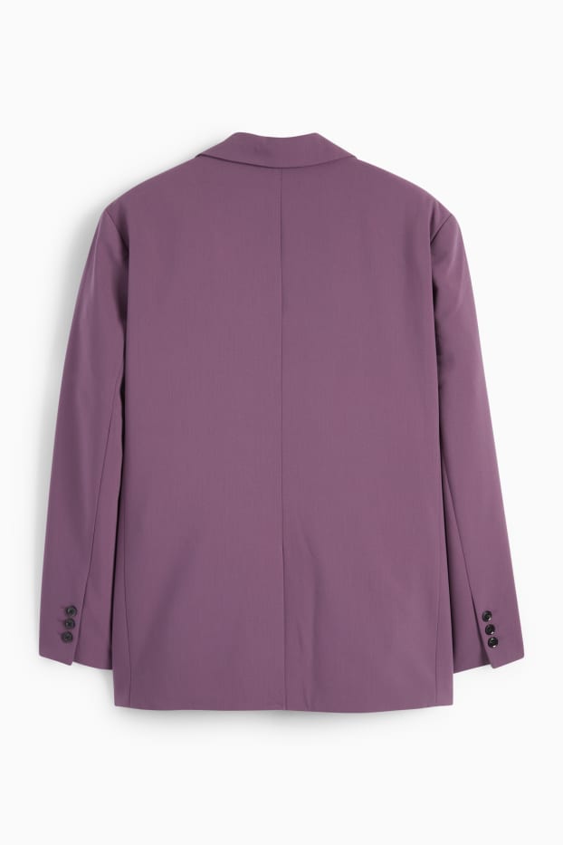 Damen - Business-Blazer - Relaxed Fit - violett