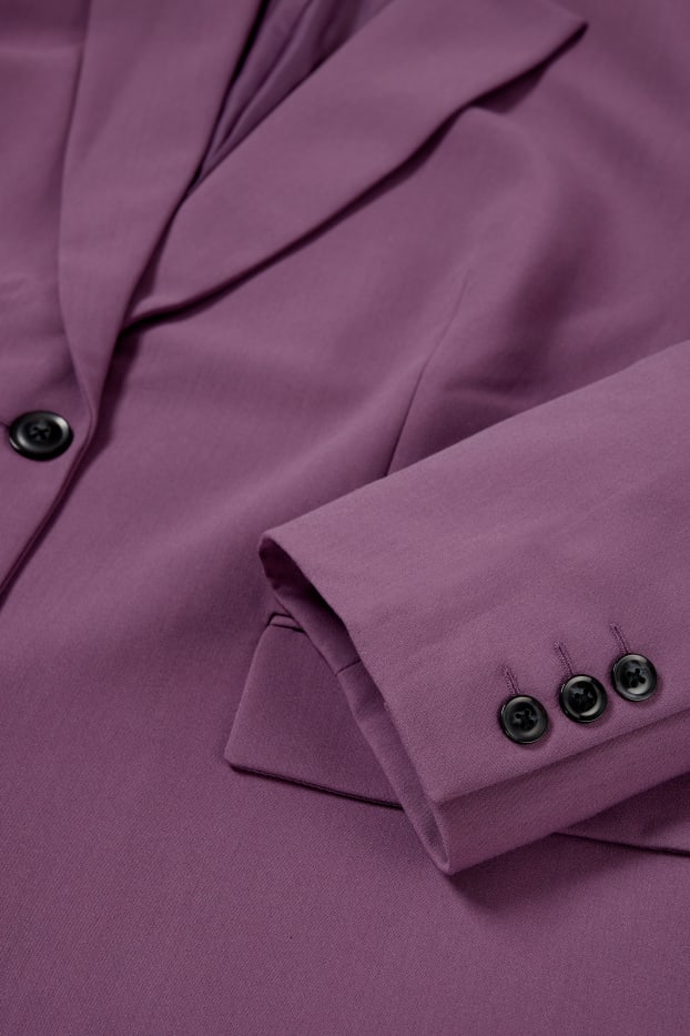 Damen - Business-Blazer - Relaxed Fit - violett
