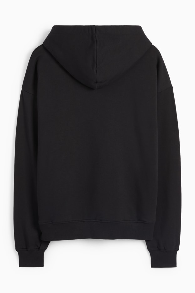 Herren - Oversized-Hoodie - schwarz