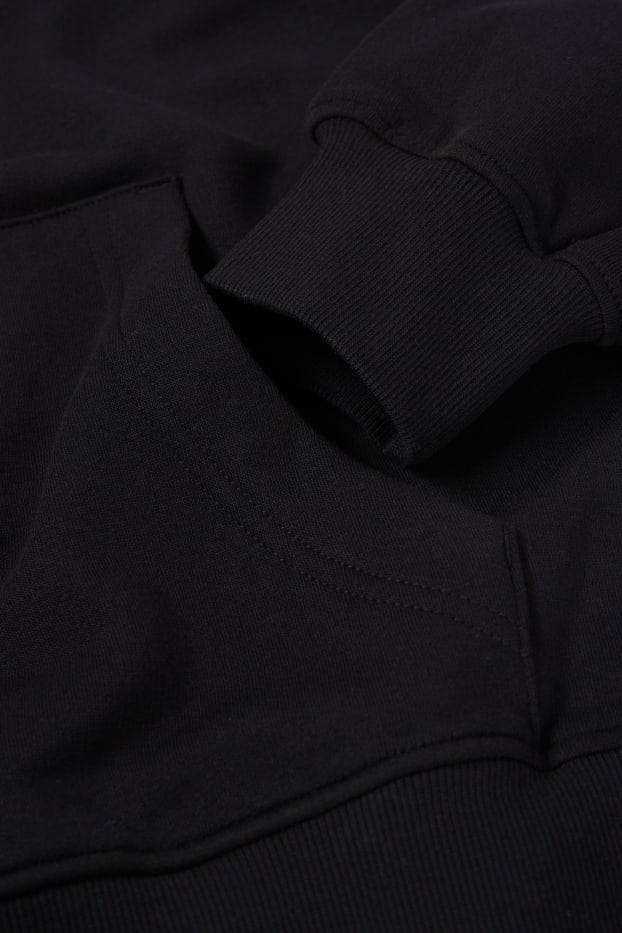 Herren - Oversized-Hoodie - schwarz