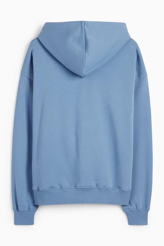 Men - Oversized hoodie - blue