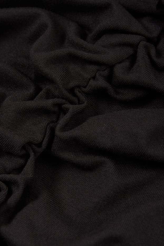 Women - Bodycon viscose dress - black