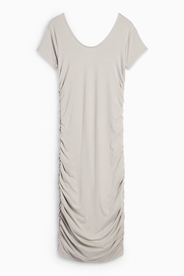 Women - Bodycon viscose dress - gray