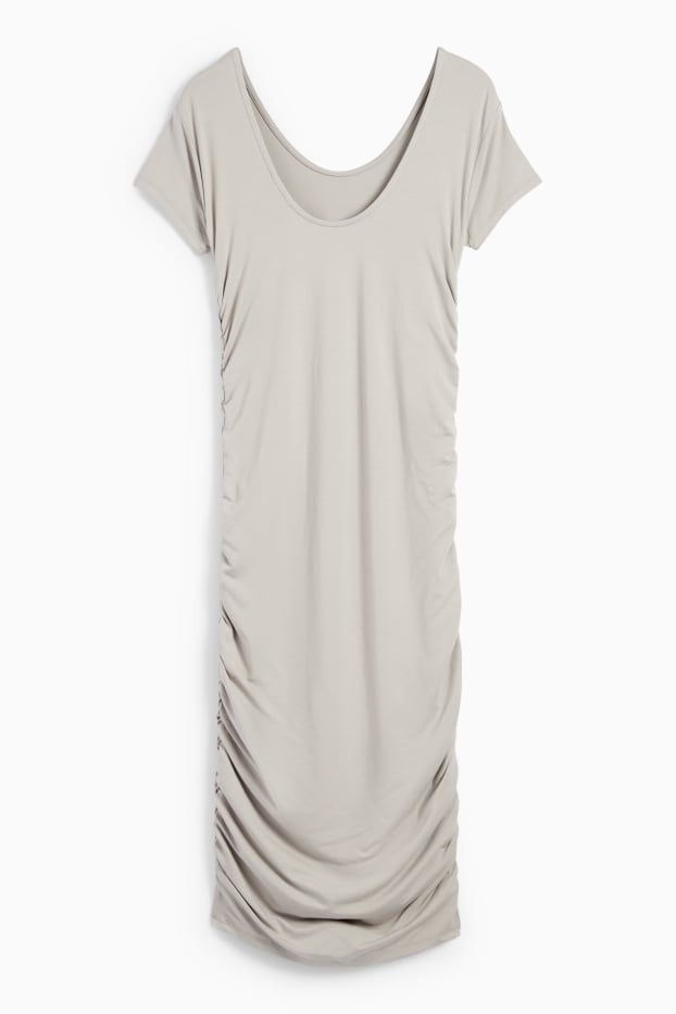 Women - Bodycon viscose dress - gray