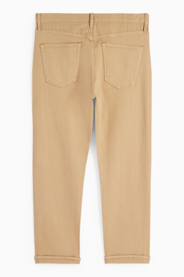 Hommes - Pantalon - regular fit - marron clair