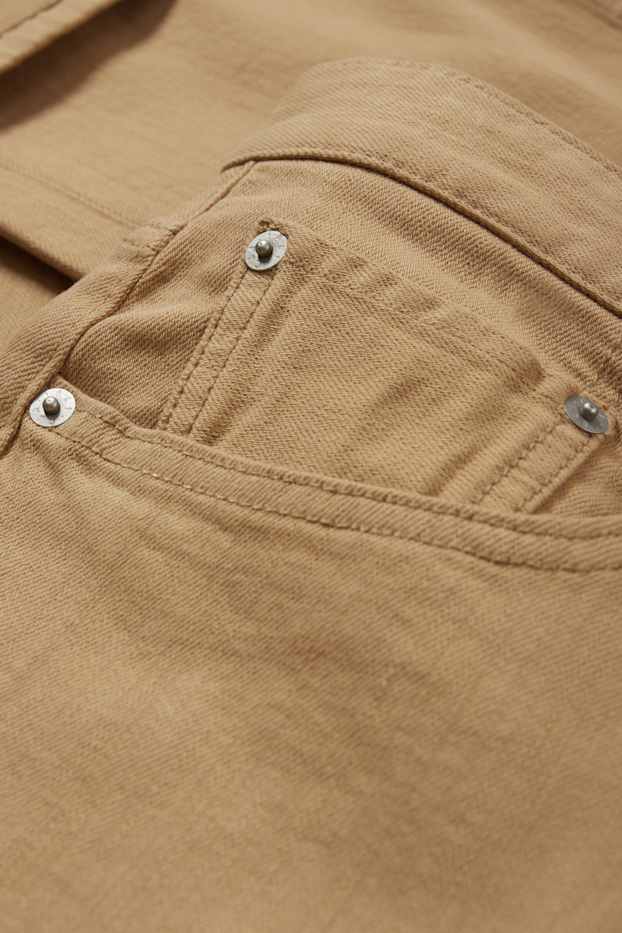 Hommes - Pantalon - regular fit - marron clair