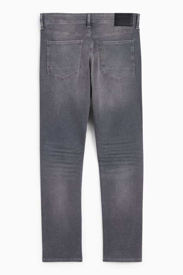 Men - Slim jeans - Flex jog denim - LYCRA® - denim-gray