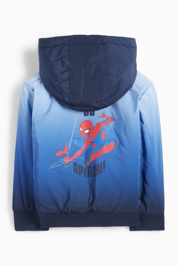 Nen - Spider-Man - caçadora amb caputxa - blau