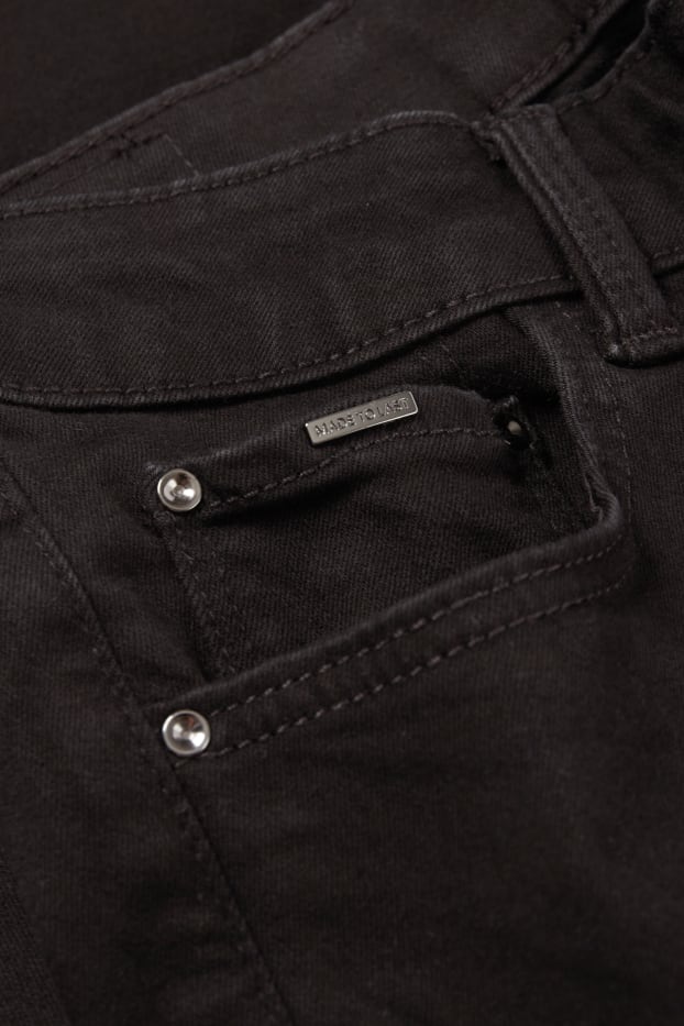 Women - Slim jeans - mid-rise waist - shaping jeans - LYCRA® - black
