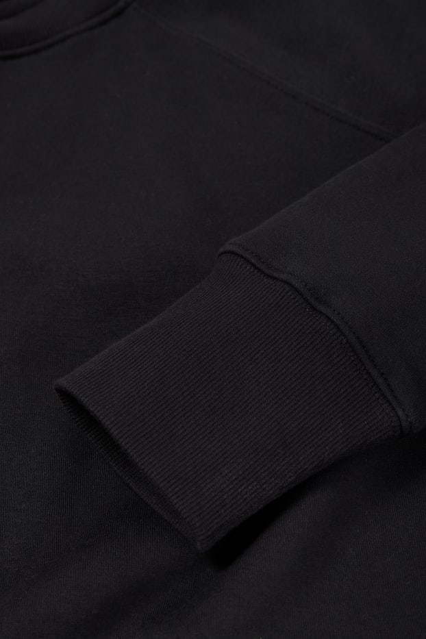 Dames - Basic sweatshirt - zwart