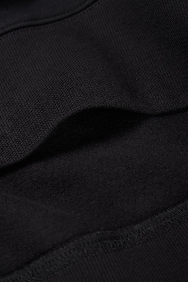 Dames - Basic sweatshirt - zwart