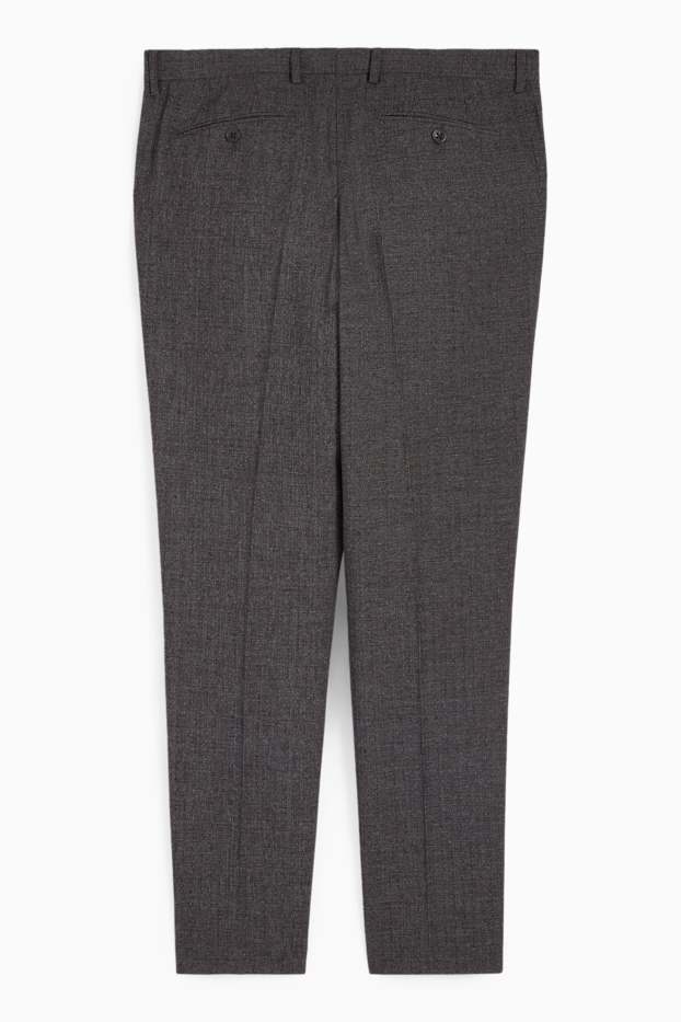 Hommes - Pantalon de costume - slim fit - Flex - 4 Way Stretch - LYCRA® - gris foncé