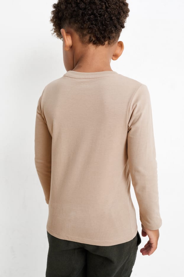 Bambini - Maglia a maniche lunghe - beige